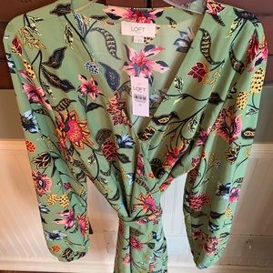 NWT ~ Loft Wrap dress ~ 12